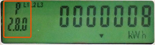 Stav dodávky je 8 kWh Stav dodávky je 8 kWh