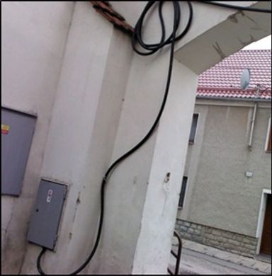 Hlavní domovní vedení nemá dostatečné krytí Hlavní domovní vedení nemá dostatečné krytí