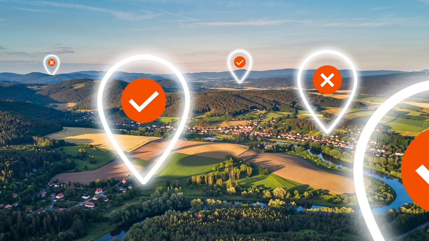 Kapacita distribuční sítě v mapě