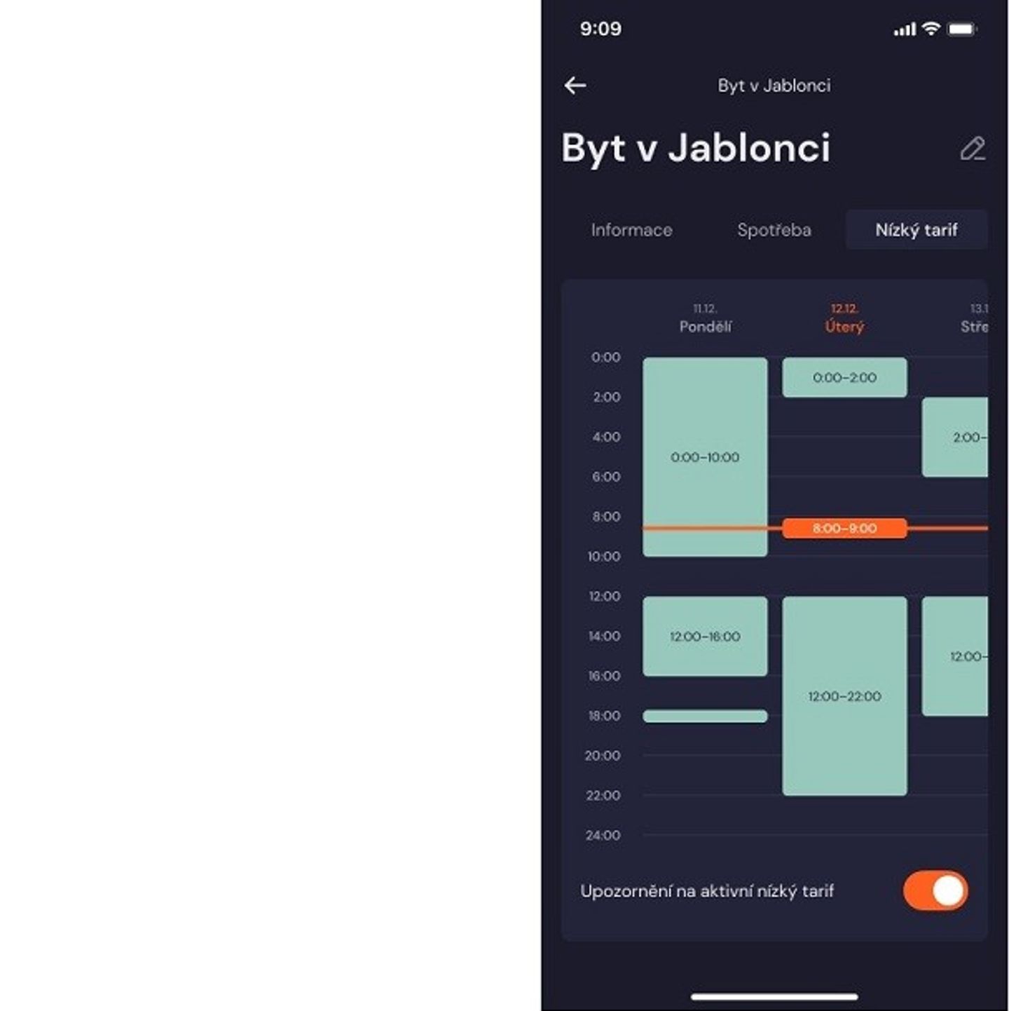 Spínání nízkého tarifu
