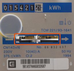 Otáčení kotouče signalizuje průchod elektrické energie