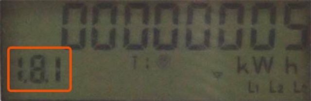 Stav elektroměru ve vysokém tarifu je 5 kWh