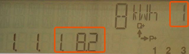 1 =  běží  vysoký tarif