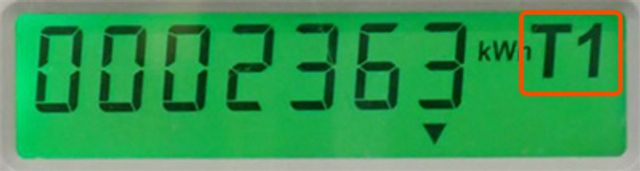 Stav elektroměru ve vysokém tarifu je 2 363 kWh