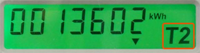 Stav elektroměru v nízkém tarifu je 13 602 kWh