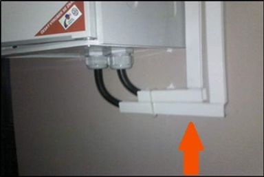 Hlavní domovní vedení nemá dostatečné krytí Hlavní domovní vedení nemá dostatečné krytí