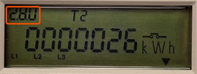 Stav dodávky je 26 kWh Stav dodávky je 26 kWh