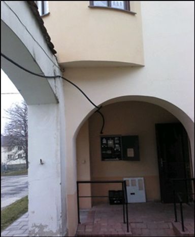 Hlavní domovní vedení nemá dostatečné krytí Hlavní domovní vedení nemá dostatečné krytí