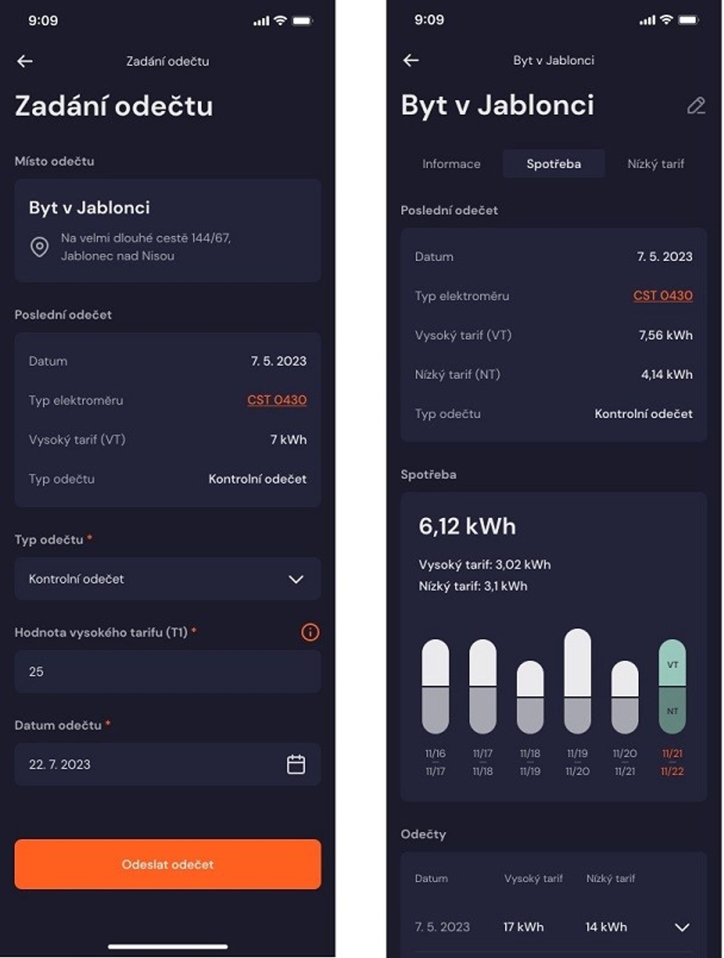 Samoodečet elektřiny