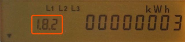 Stav elektroměru v nízkém tarifu je 3 kWh Stav elektroměru v nízkém tarifu je 3 kWh