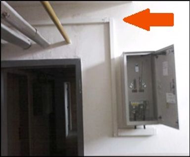 Hlavní domovní vedení nemá dostatečné krytí Hlavní domovní vedení nemá dostatečné krytí