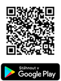 QR kód pro stažení aplikace Proud z google play