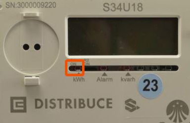 blikání metrologické diody signalizuje průchod elektrické energie blikání metrologické diody signalizuje průchod elektrické energie