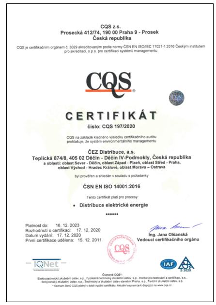 certifikát